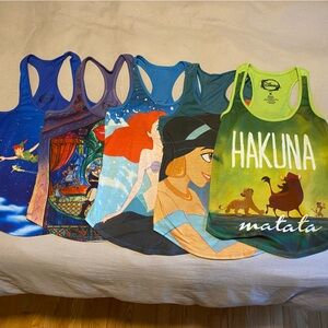Bundle Lot of Hot Topic Disney Tanks